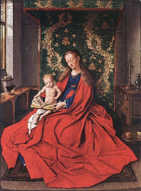 EYCK, Jan van Madonna with the Child Reading dfg France oil painting art